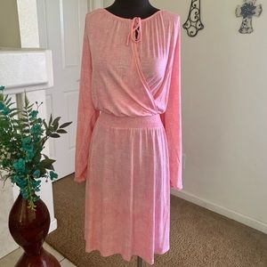 Lularoe Jody Pretty Pink & White 2XL Dress NWT #132